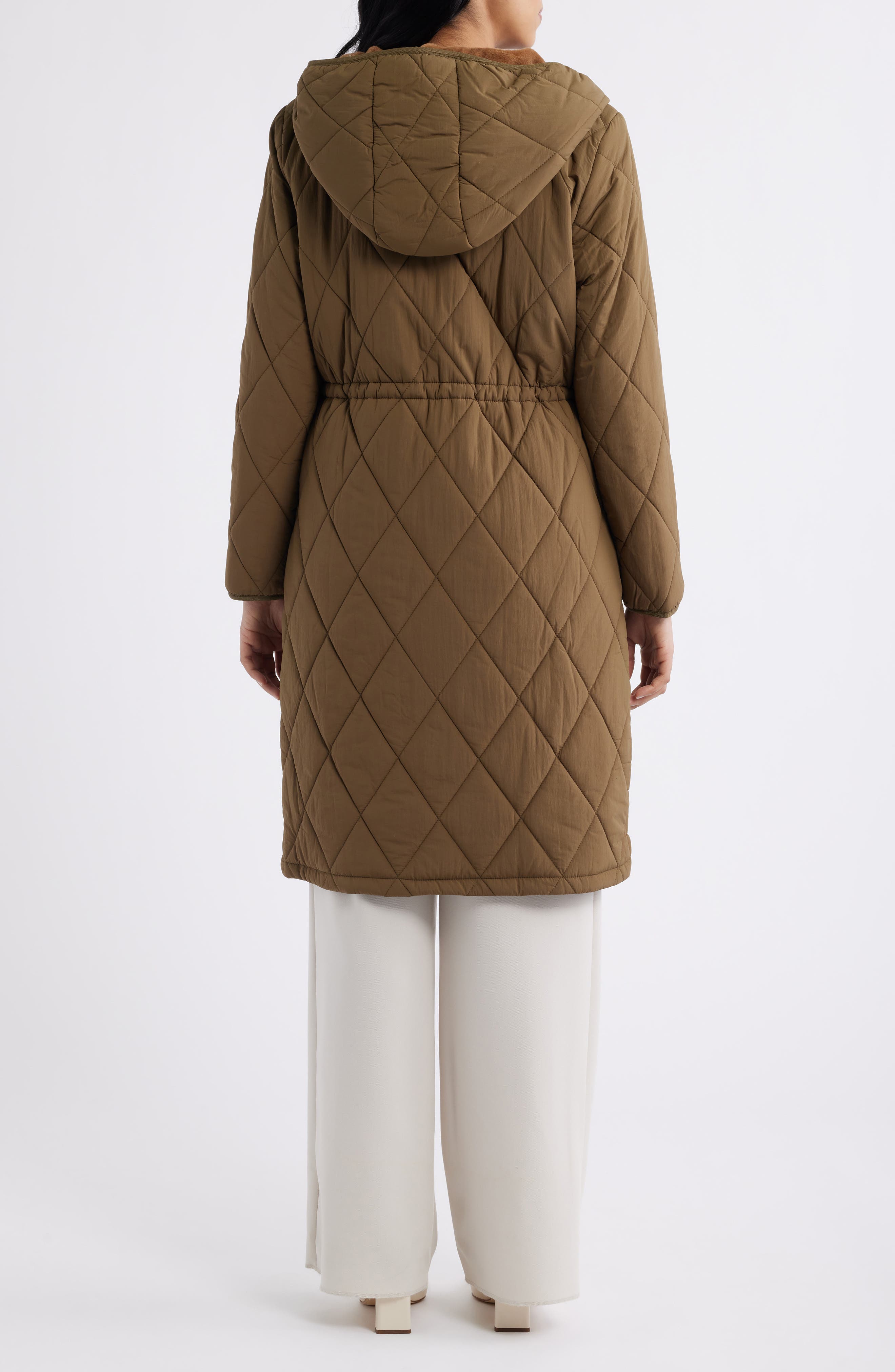 Quilted Hooded Coat - image 2