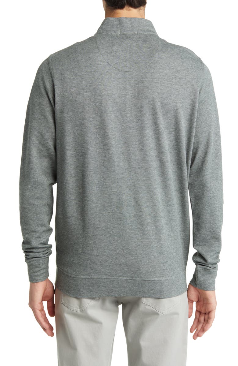 Peter Millar Stripe Crown Comfort Quarter Zip Pullover, Alternate, color, 
