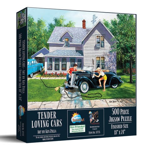 Tender Loving Cars 500 piece Jigsaw Puzzle for Adults
