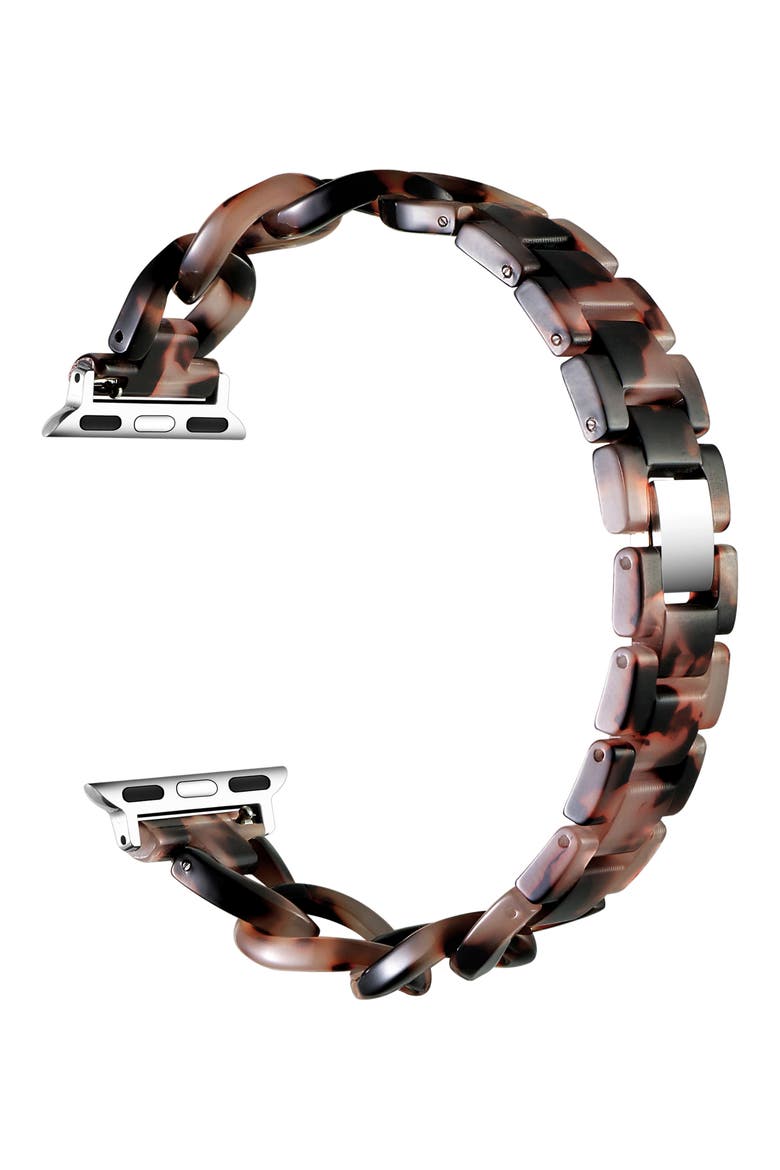 Kit Tortoise Print Apple Watch® Watchband, Alternate, color, NATURAL TORTOISE