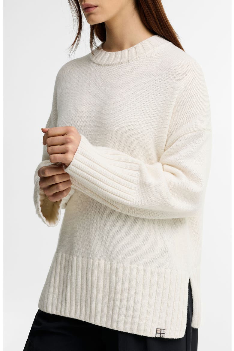 Gaia Crewneck Sweater, Alternate, color, CLOUD