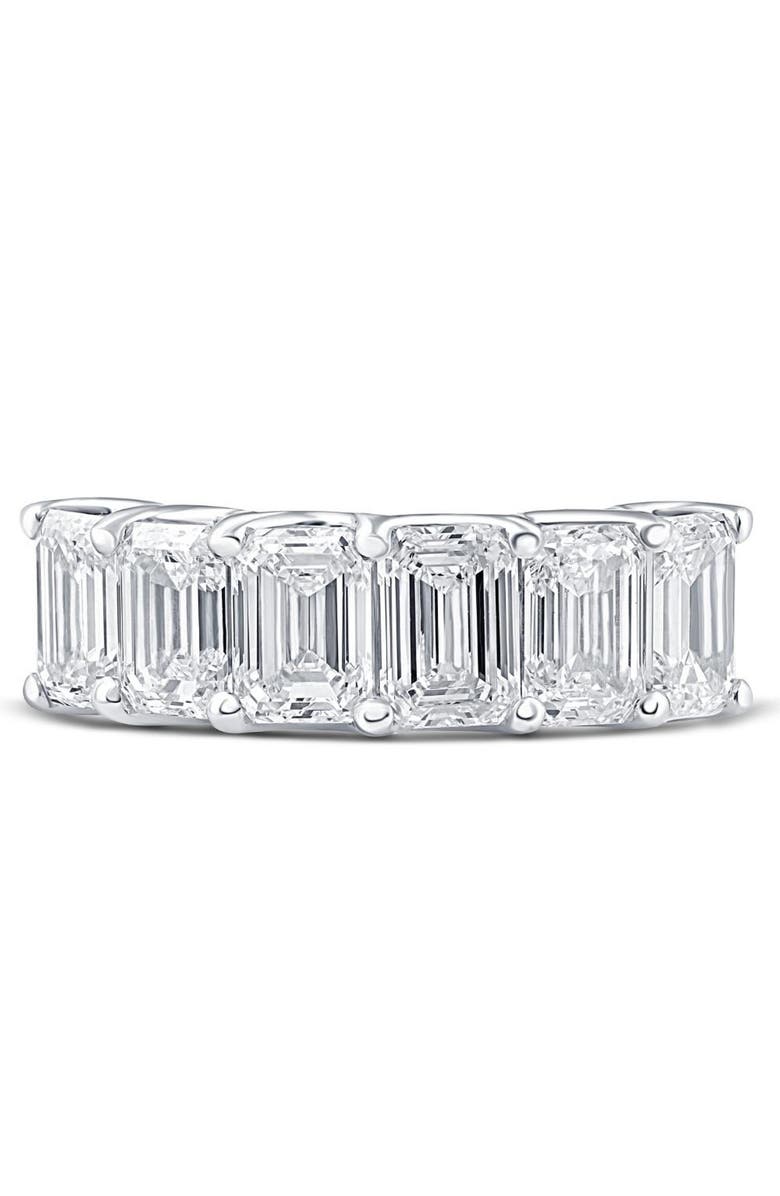 Bliss Diamond 6Ct TW Emerald Cut Diamond Ring U Prong Lab Grown 14k or Gold, Alternate, color, 