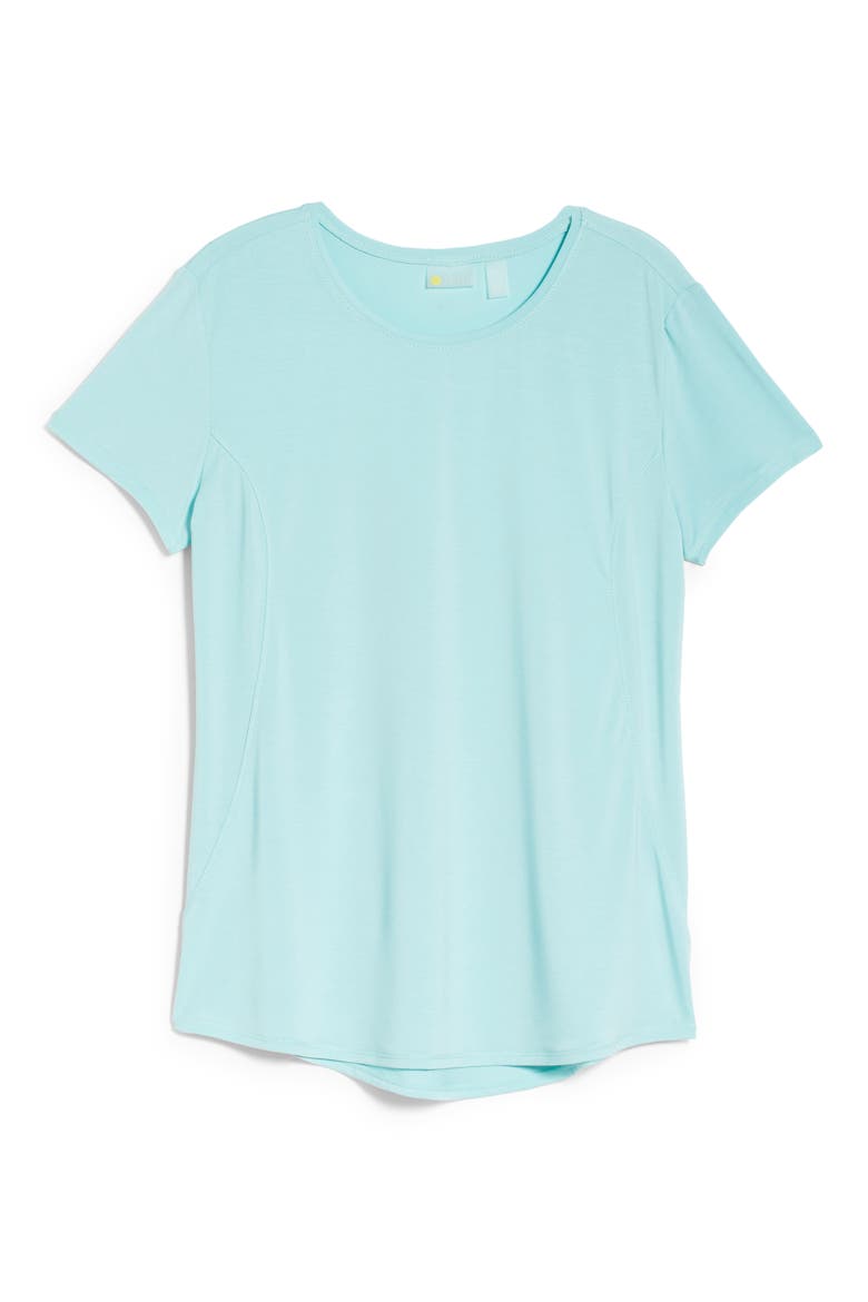 Energy Strength Performance T-Shirt, Alternate, color, BLUE RESORT