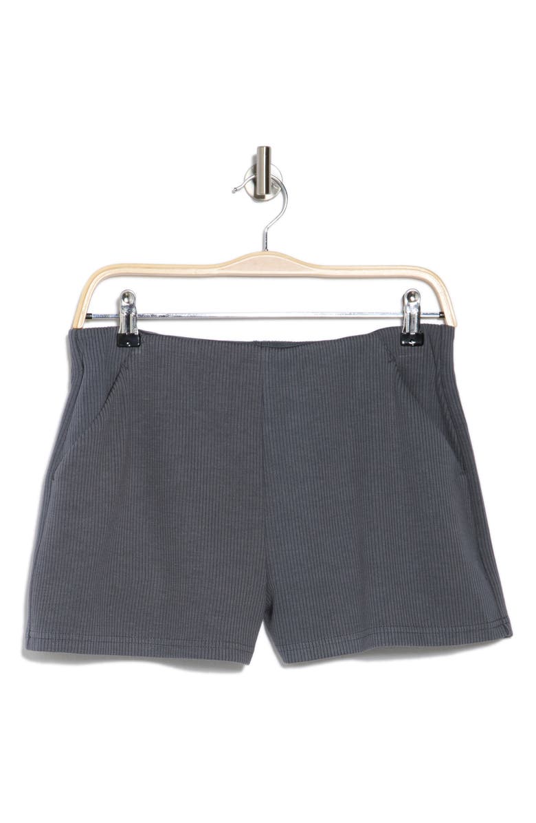 KYODAN High Waist Wide Rib Shorts, Alternate, color,