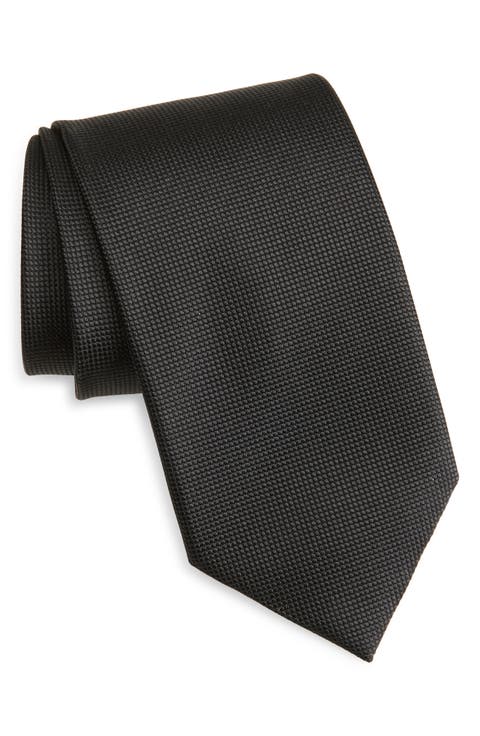 Solid Mullberry Silk Tie