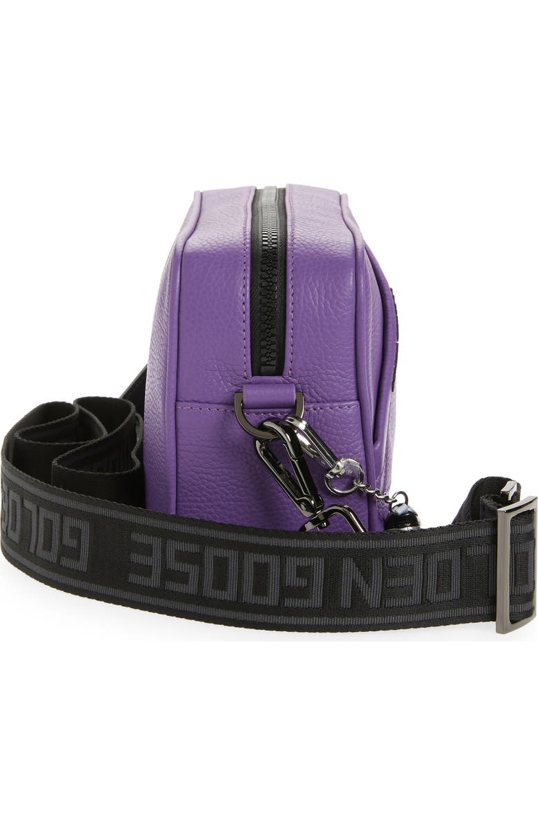 Golden Goose Star Leather Crossbody Camera Bag, Alternate, color,