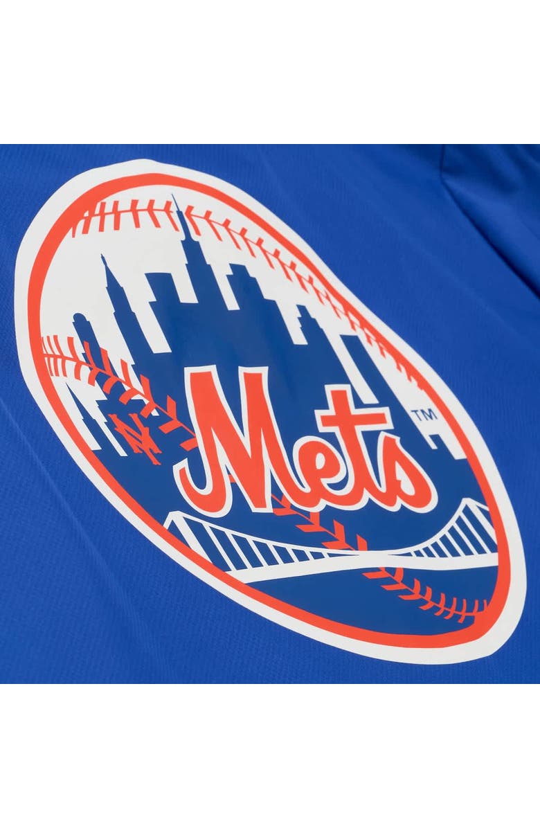 Mitchell & Ness Men's Mitchell & Ness Royal New York Mets Full-Snap Hooded Coaches Jacket, Alternate, color, Royal