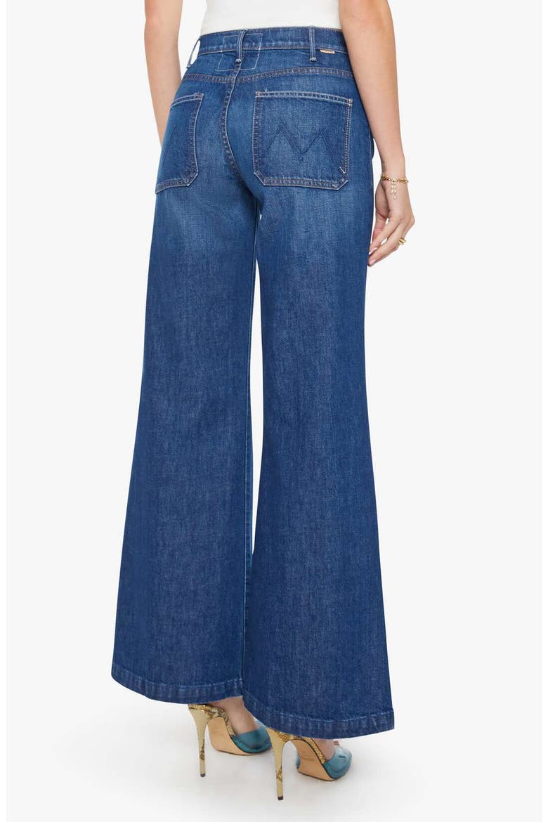 The Hustler Roller Patch Pocket Wide Leg Jeans, Alternate, color, MADE IN THE SHADE