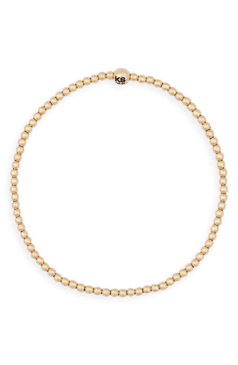 Kendra Scott 2mm Beaded Stretch Bracelet, Main, color, 14K Gold-Filled