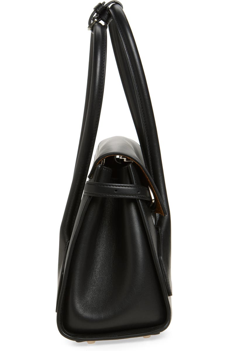 Proenza Schouler Small Tate Leather Tote, Alternate, color, Black