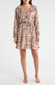 Melrose and Market Ruffle Detail Minidress