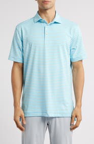 Peter Millar Dunnes Stripe Performance Jersey Polo