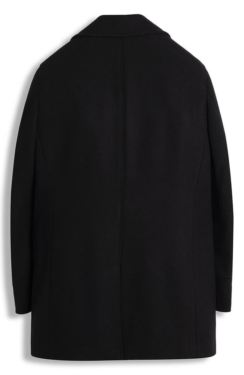 Cardinal of Canada Wool Blend Peacoat, Alternate, color, Black/ Grey
