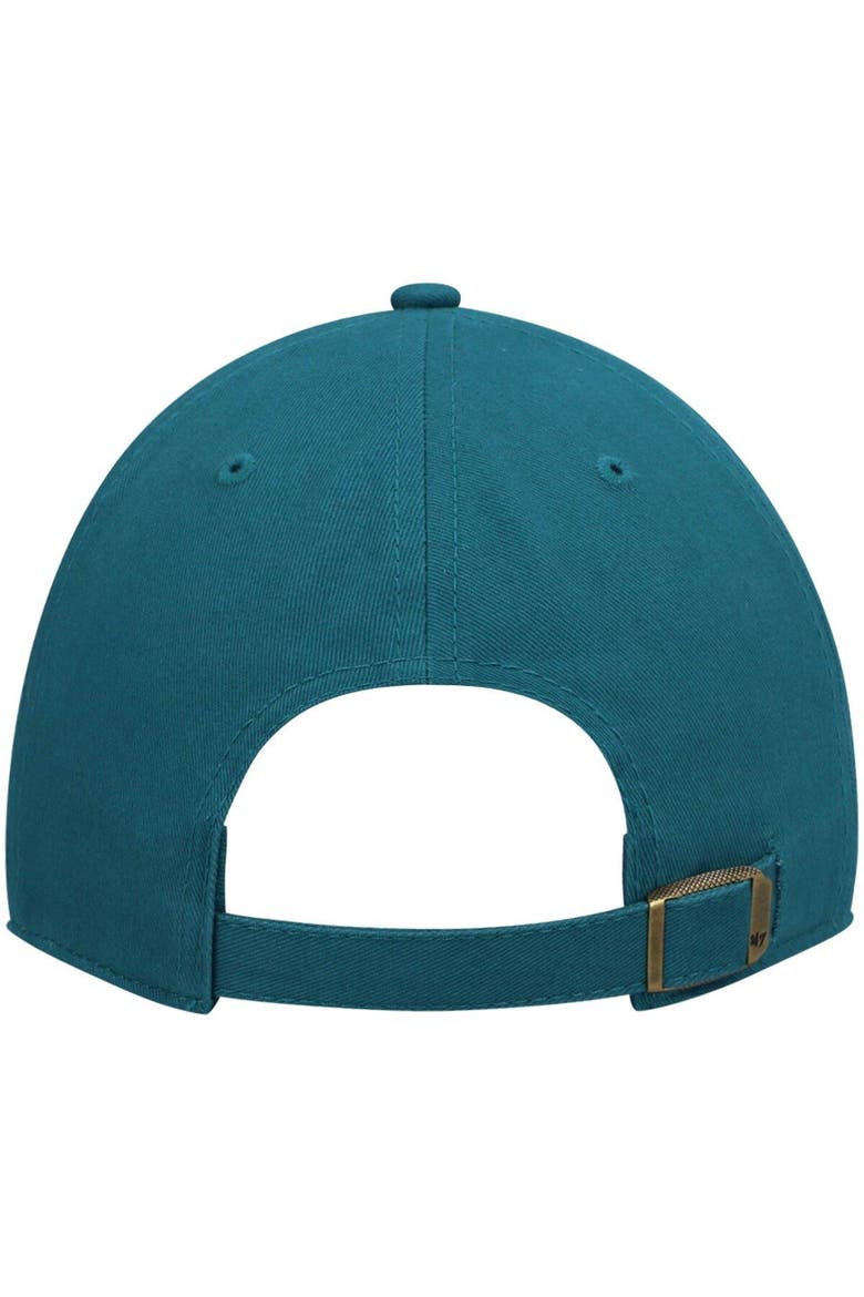 Women's '47 Teal Jacksonville Jaguars Miata Clean Up Secondary Adjustable Hat, Alternate, color, Teal