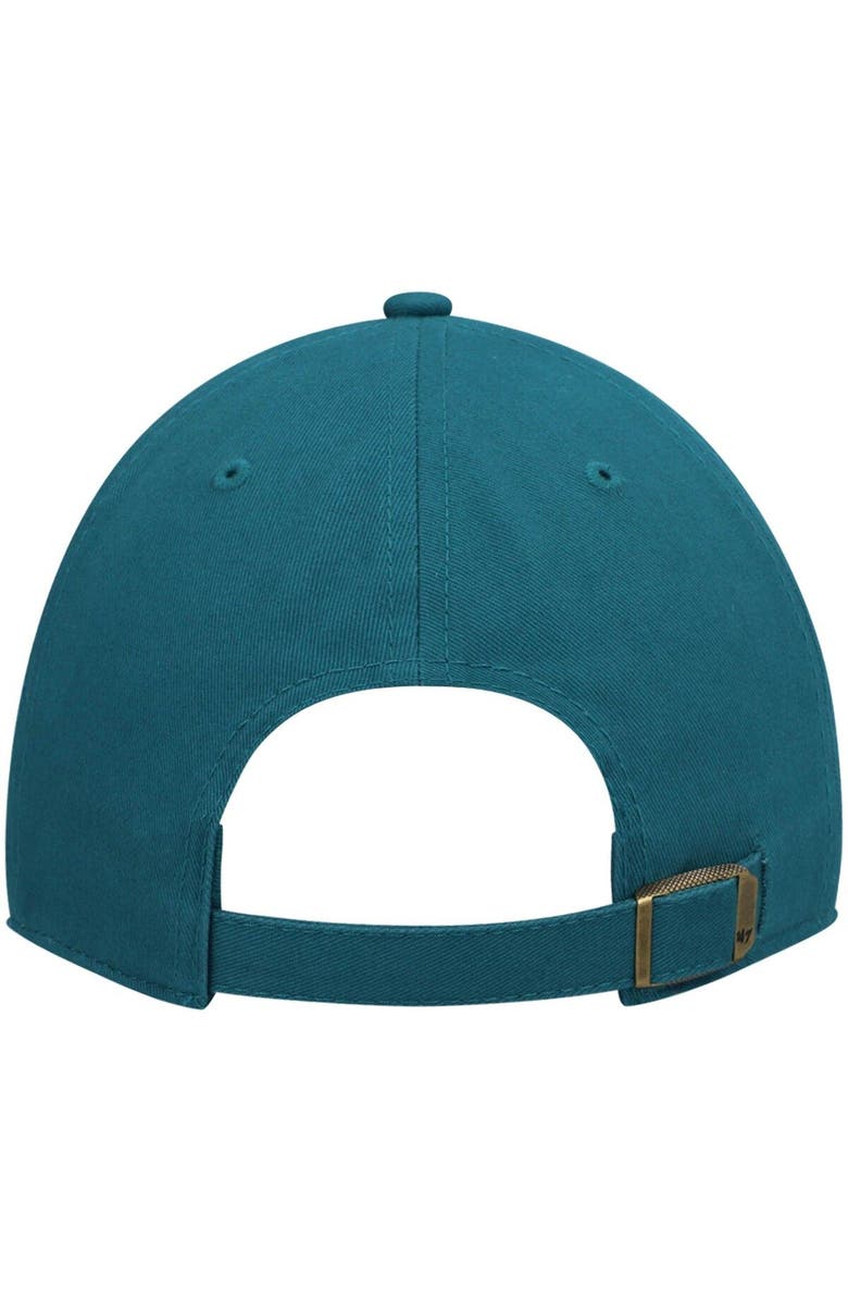 '47 Women's '47 Teal Jacksonville Jaguars Miata Clean Up Secondary Adjustable Hat, Alternate, color, Teal