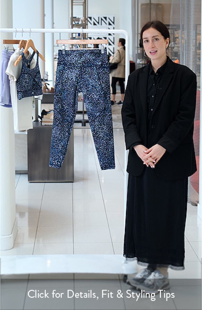 Confetti Print Pocket Leggings, sales video thumbnail