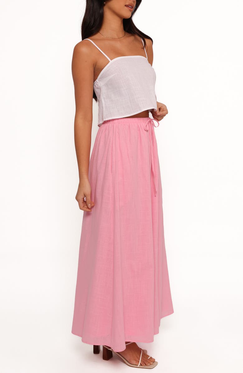 Petal & Pup Simone Cotton Camisole & Maxi Skirt Set, Alternate, color, White Pink
