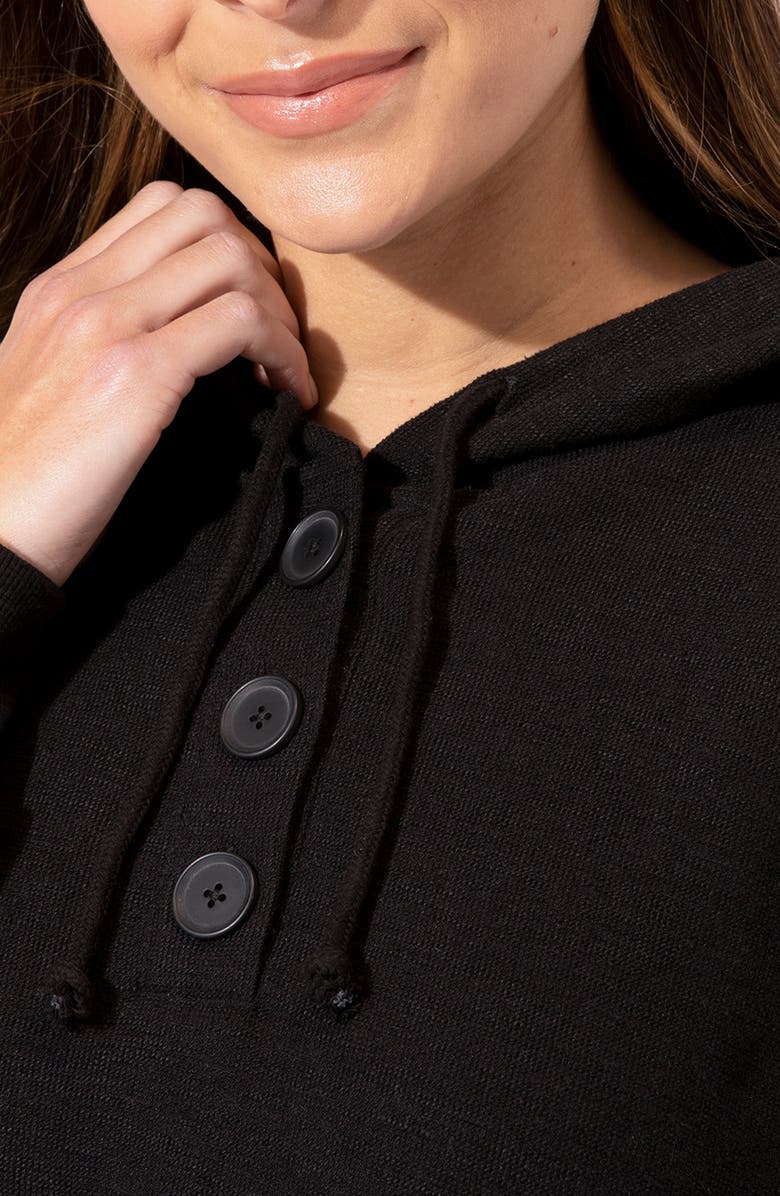 Threads 4 Thought Tanisha Hooded Henley Pullover, Alternate, color, 