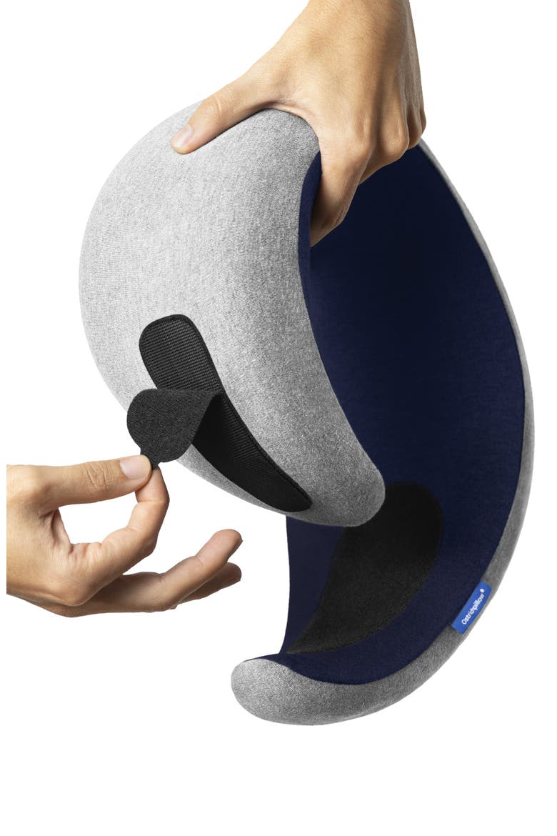 Go Memory Foam Travel Pillow, Alternate, color, DEEP BLUE