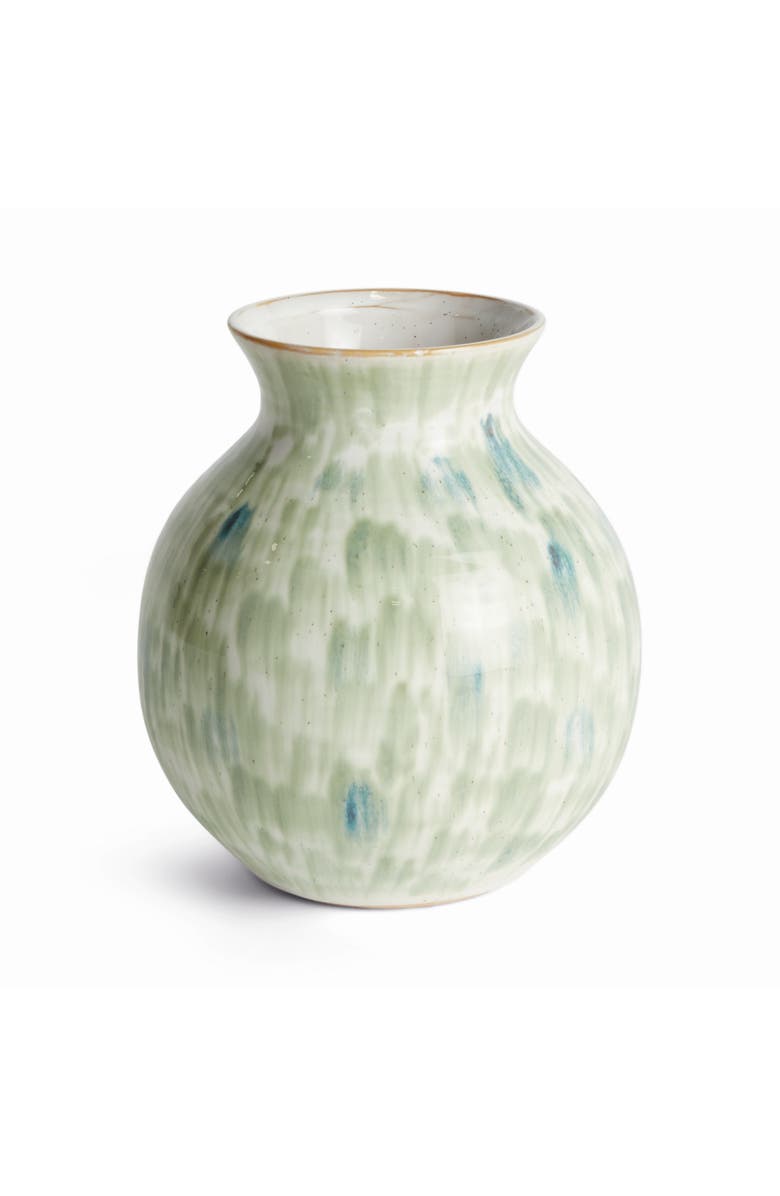 Napa Home & Garden Brosse Vase Large - Green/Blue Stoneware Accent Decor, Main, color, Blue