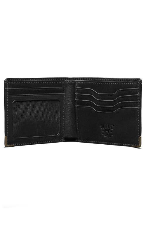 Will Leather Goods The Magnate Leather Bifold Wallet In Black