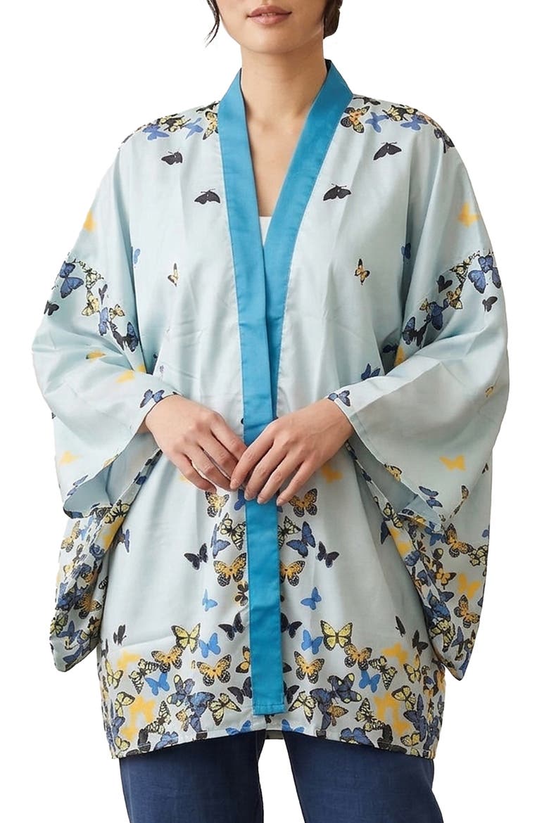 Butterfly Garden Topper, Main, color, LIGHT BLUE
