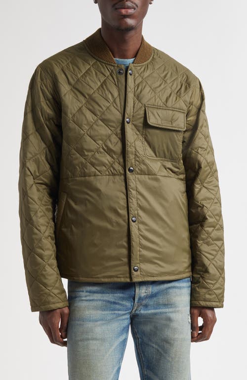 Double Rl Quilted Reversible Jacket In Green