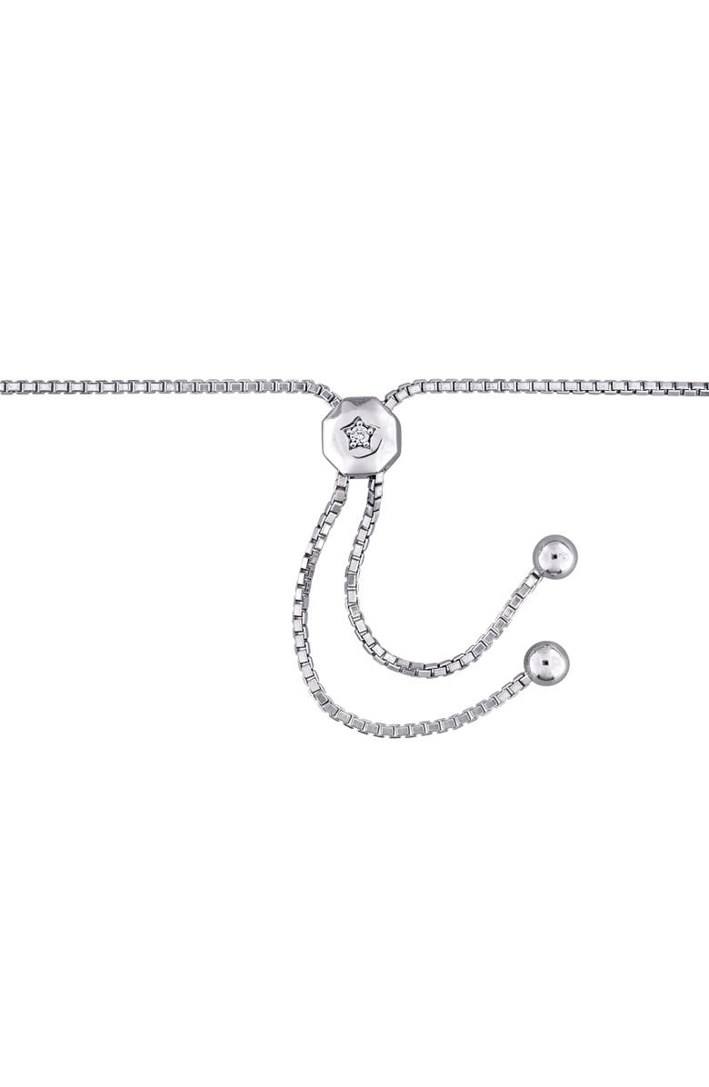 Julianna B. Lab-Grown Diamond Graduated Necklace 14k, Alternate, color, White Gold