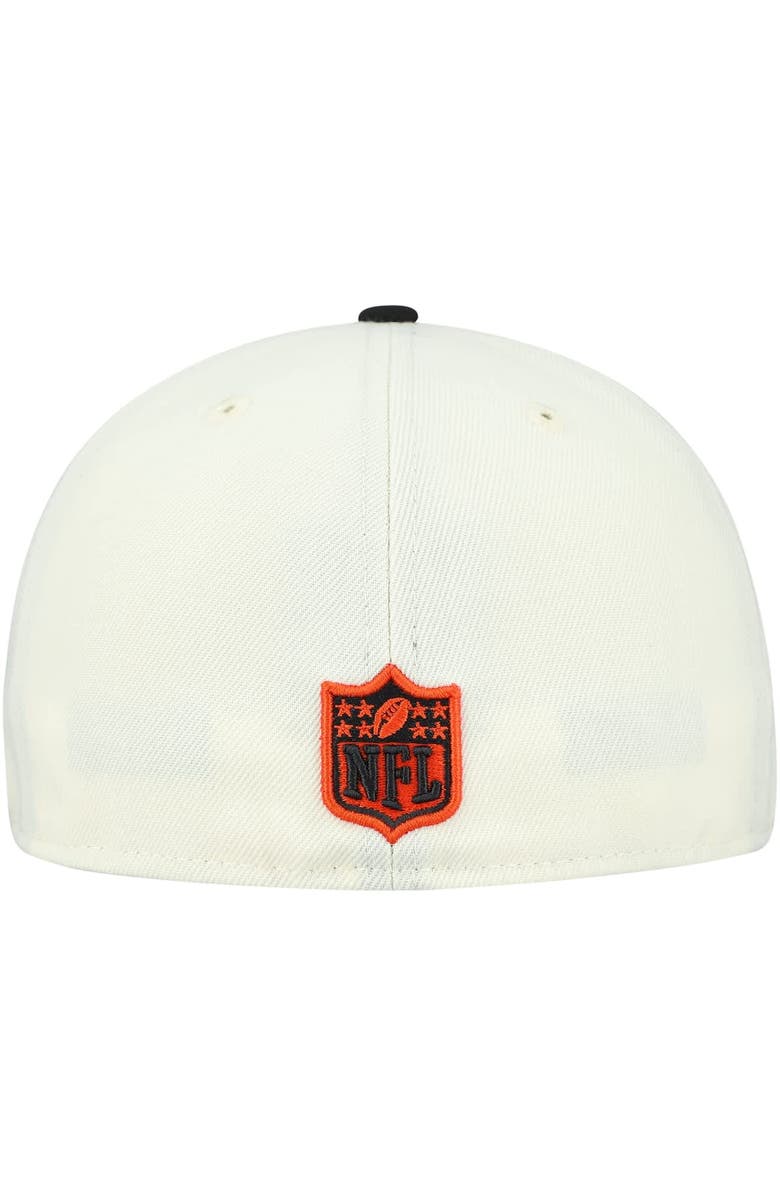 New Era Men's New Era Cream/Black Cincinnati Bengals Main 59FIFTY Fitted Hat, Alternate, color, Cream