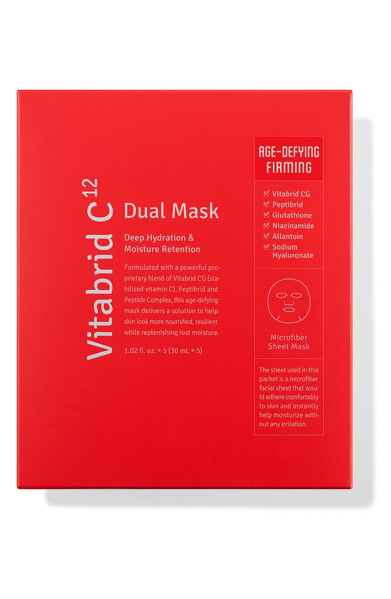 Vitabrid C12 Dual Mask Age-Defying & Firming Face Mask, Main, color,