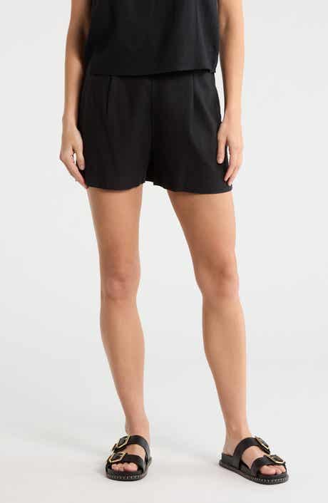 Madewell Solid Linen Blend Shorts