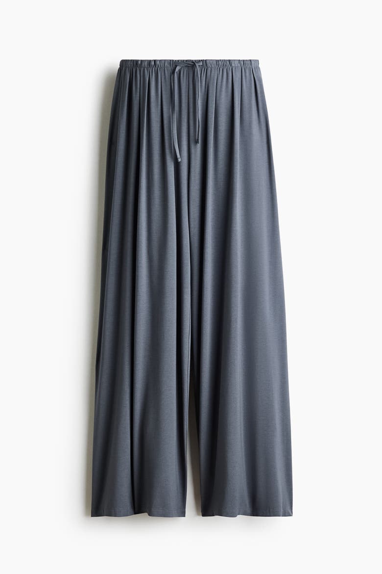 Jersey Drawstring Trousers, Alternate, color, Dark gray