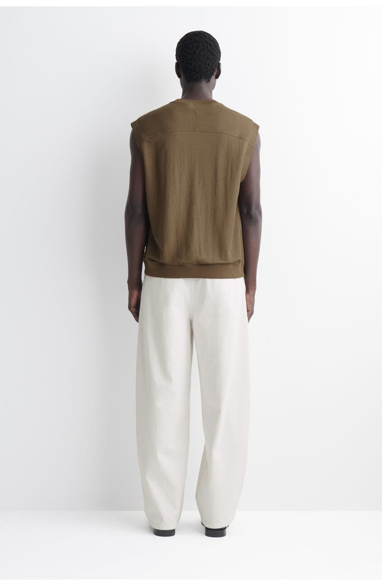 COS Jersey Tank Top, Alternate, color, Dark Khaki