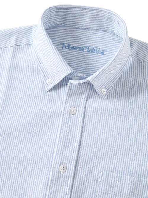 Robert Talbott Harrison Button Down Oxford Shirt In Blue