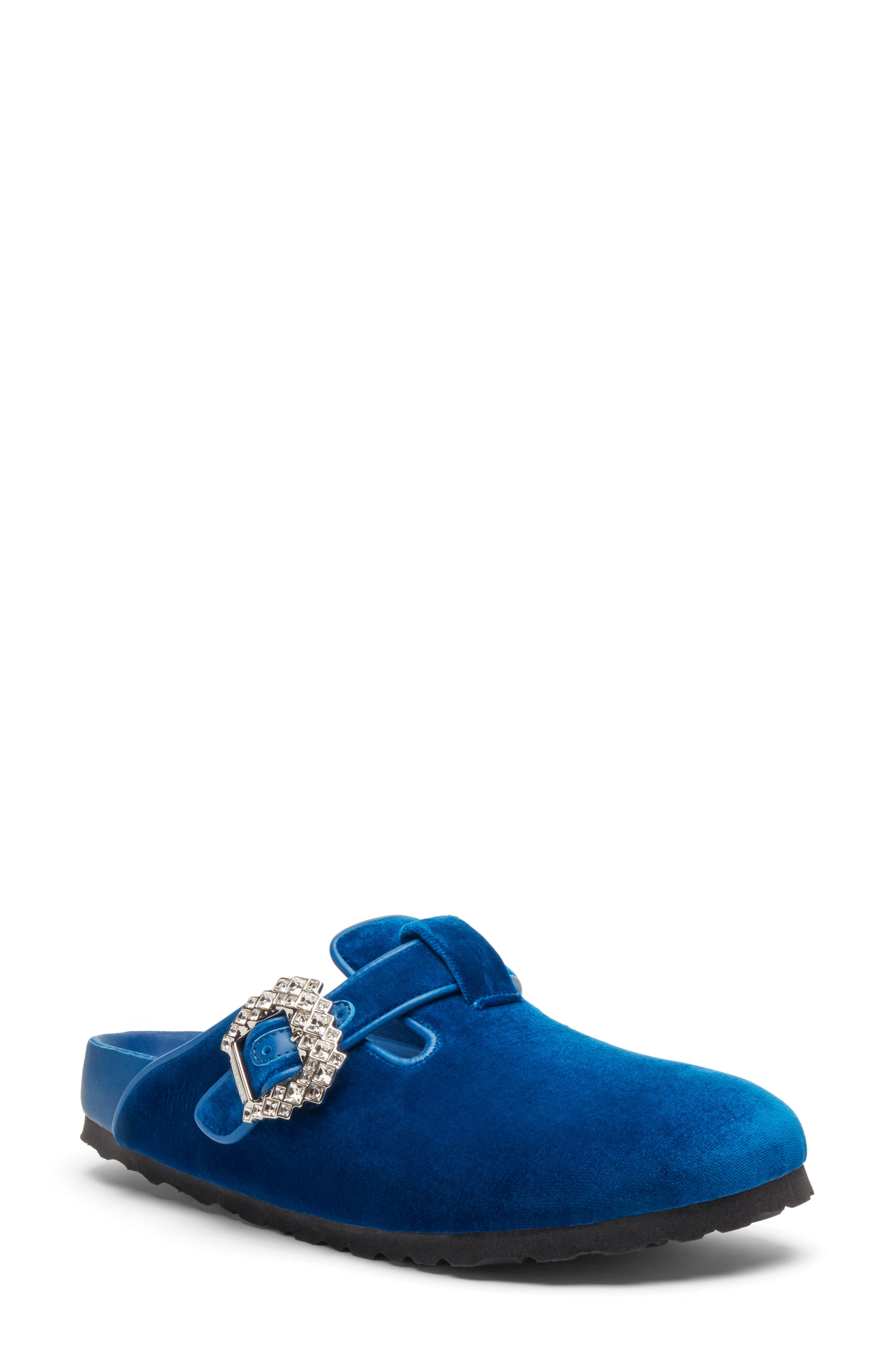 BIRKENSTOCK X MANOLO Blahnik Boston Crystal Buckle Clog, Main, color, 