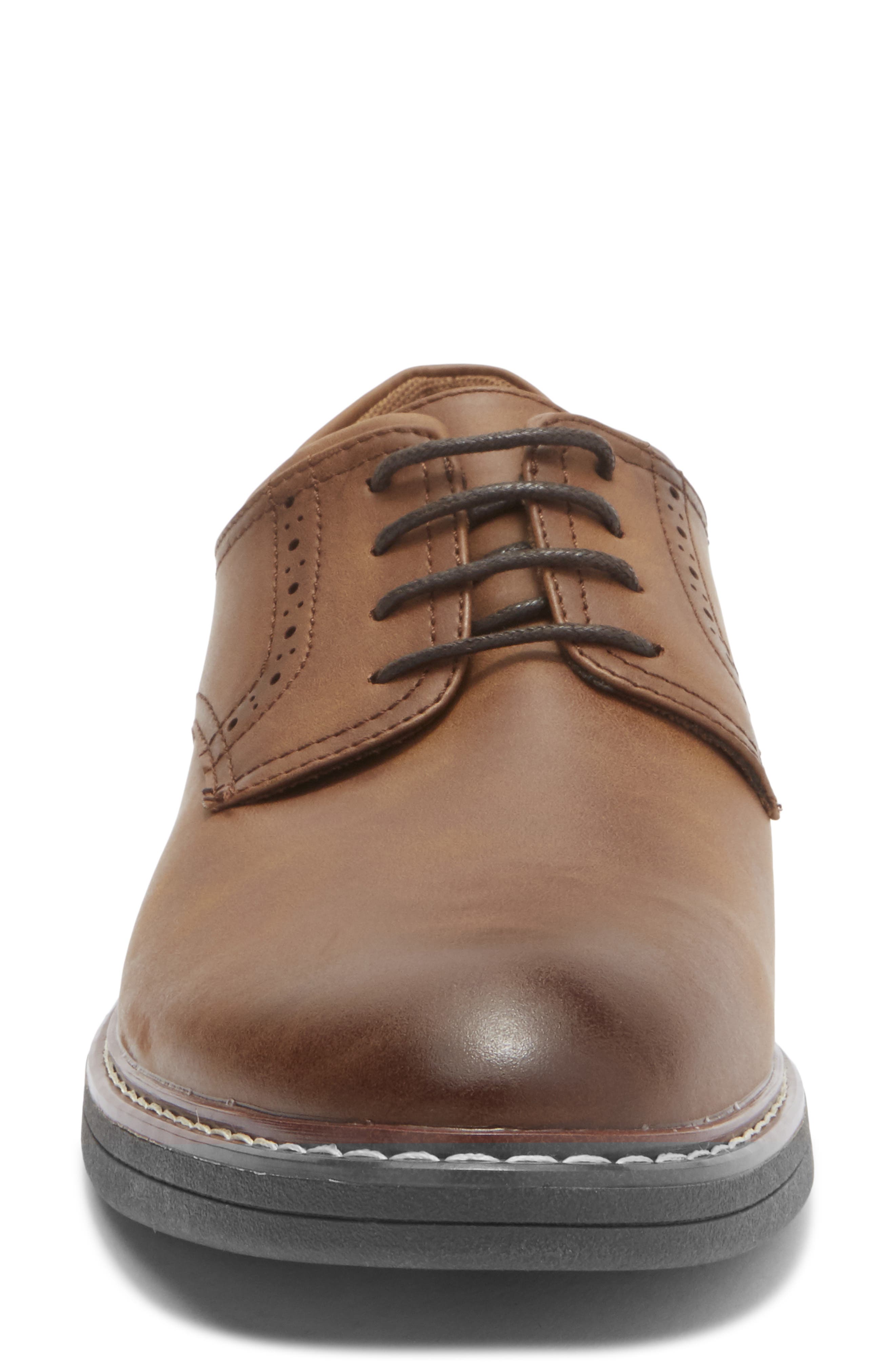 Rush by Gordon Rush Brogue Plain Toe Derby, Alternate, color, Tan