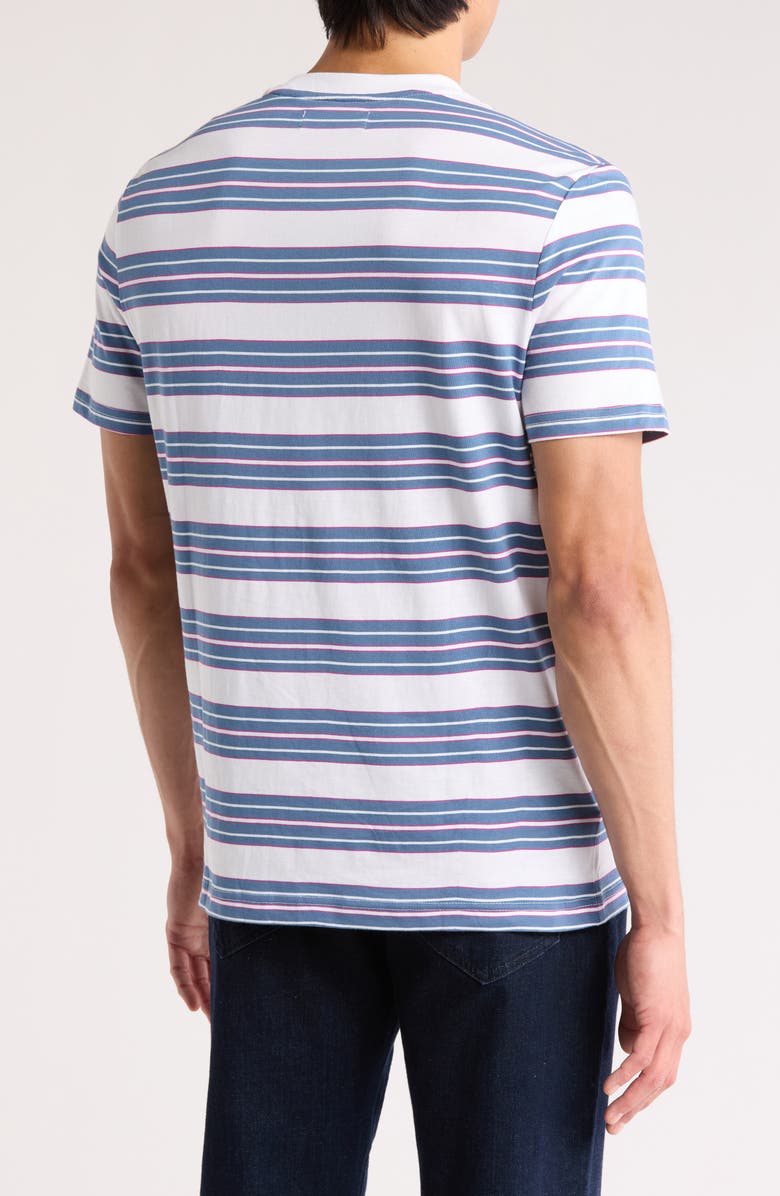 Original Penguin Stripe Jersey T-Shirt, Alternate, color, Copen Blue