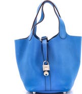 Pre-Owned Hermes Picotin Lock Bag Clemence PM