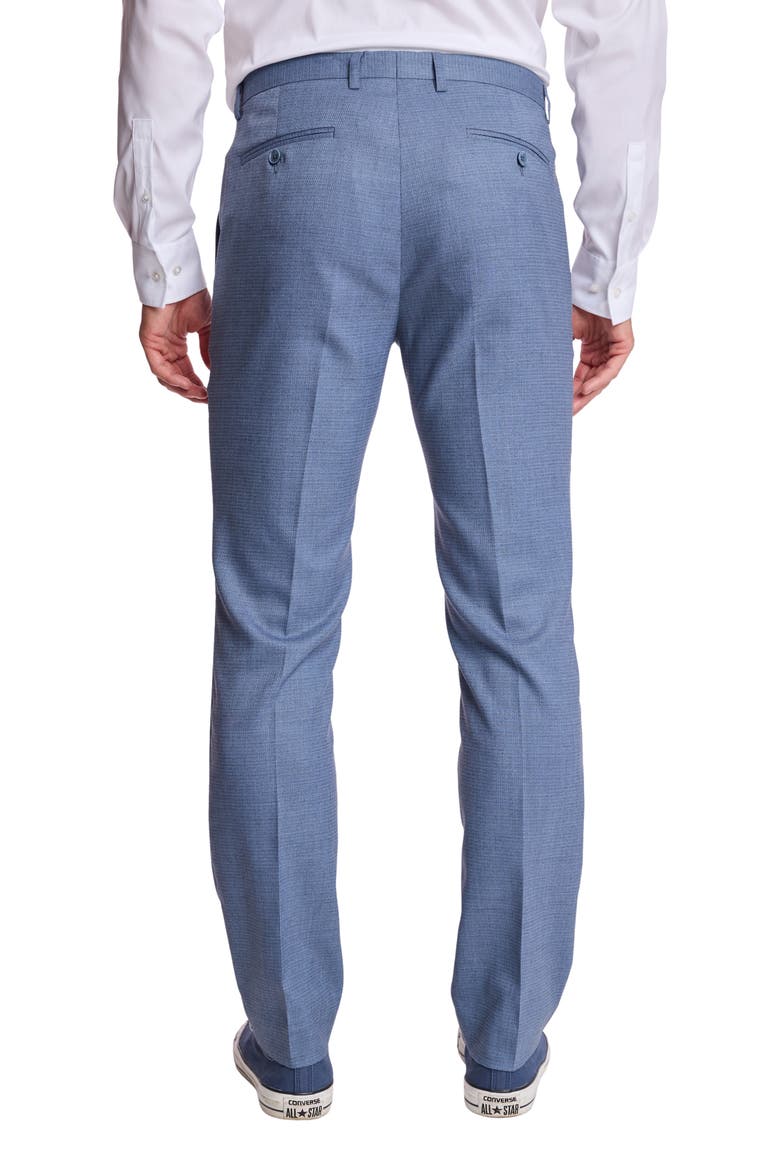 Downing Slim Fit Dress Pants, Alternate, color, GREY BLUE ICE