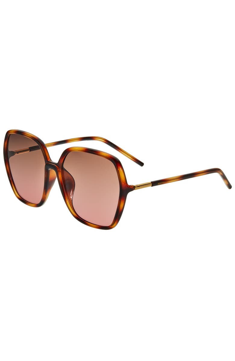 BERTHA Priscilla Polarized Sunglasses, Main, color, Tortoise/Pink