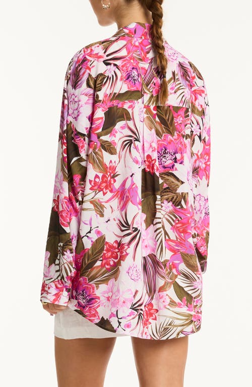 Sea Level Isla Beach Oversize Cover-up Shirt