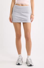 BP. Foldover Fleece Miniskort