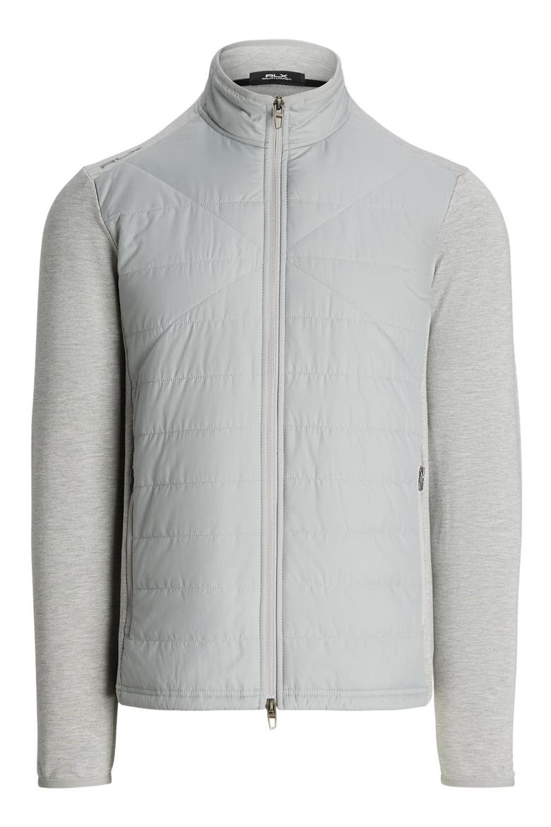 Performance Mixed Media Jacket, Alternate, color, ANDOVER HEATHER