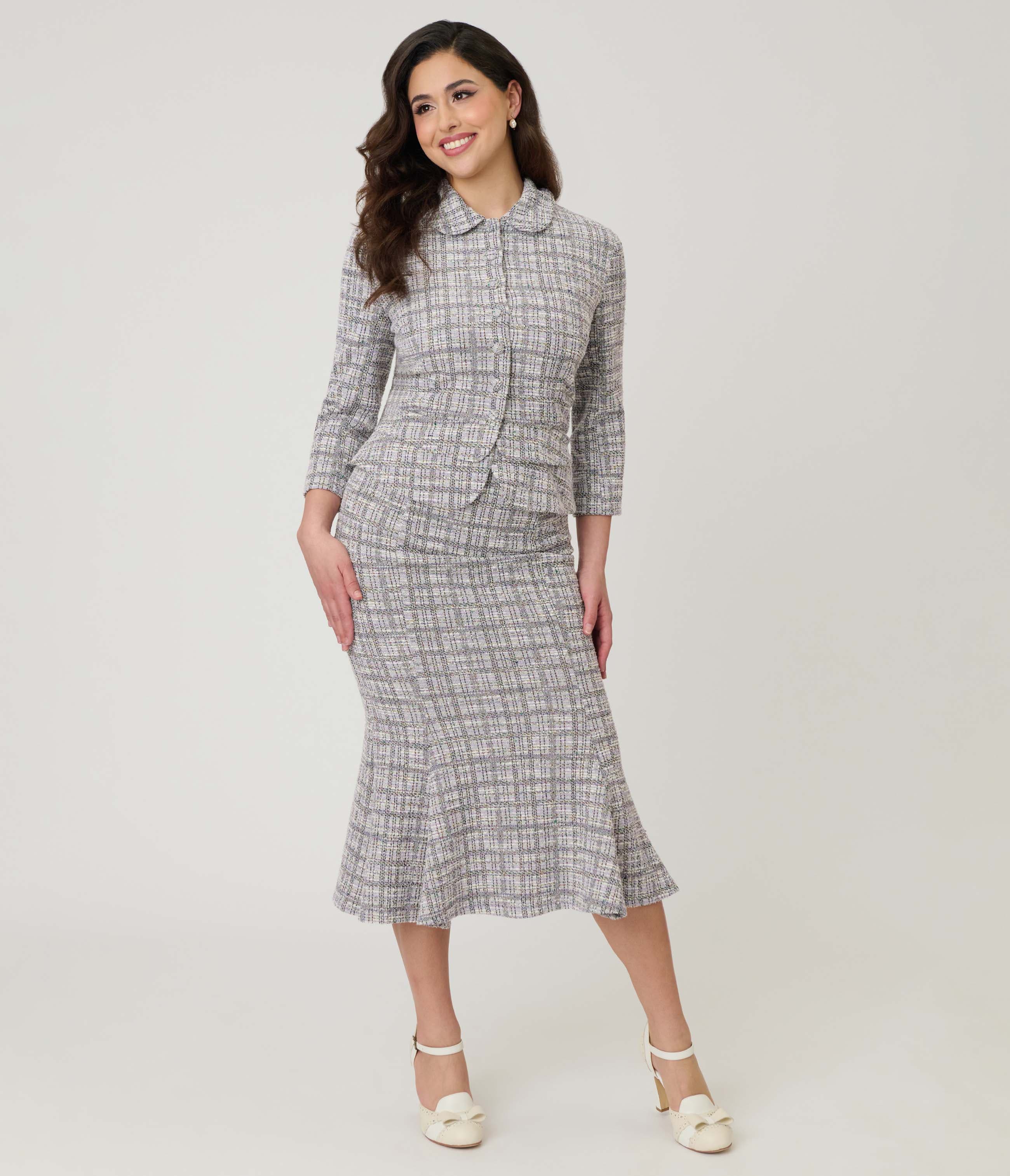 Boucle Trumpet Skirt - image 3