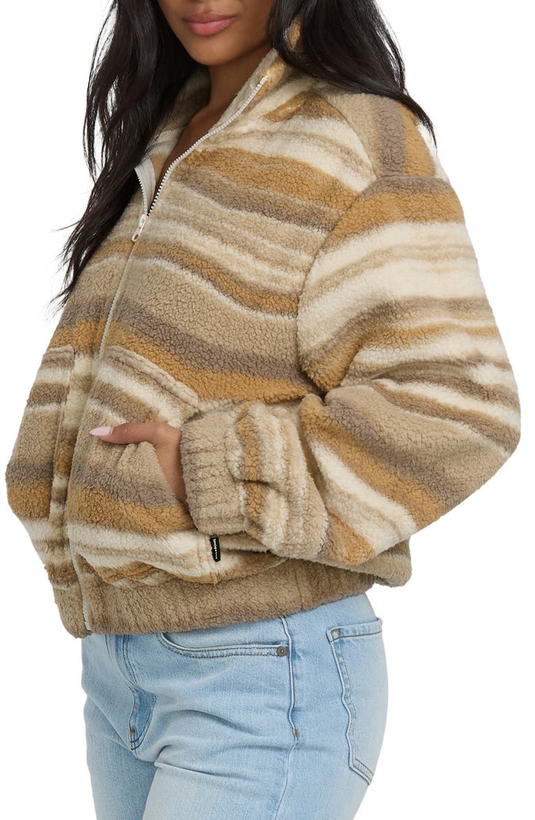 Billabong First Light Faux Shearling Jacket, Alternate, color, Continuity