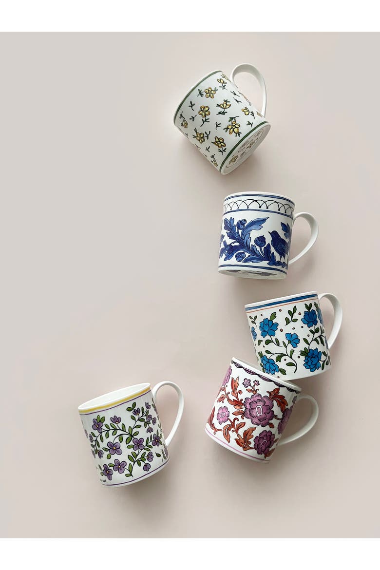 Heritage Bachelor Button Blooming Mug, Alternate, color, Multi