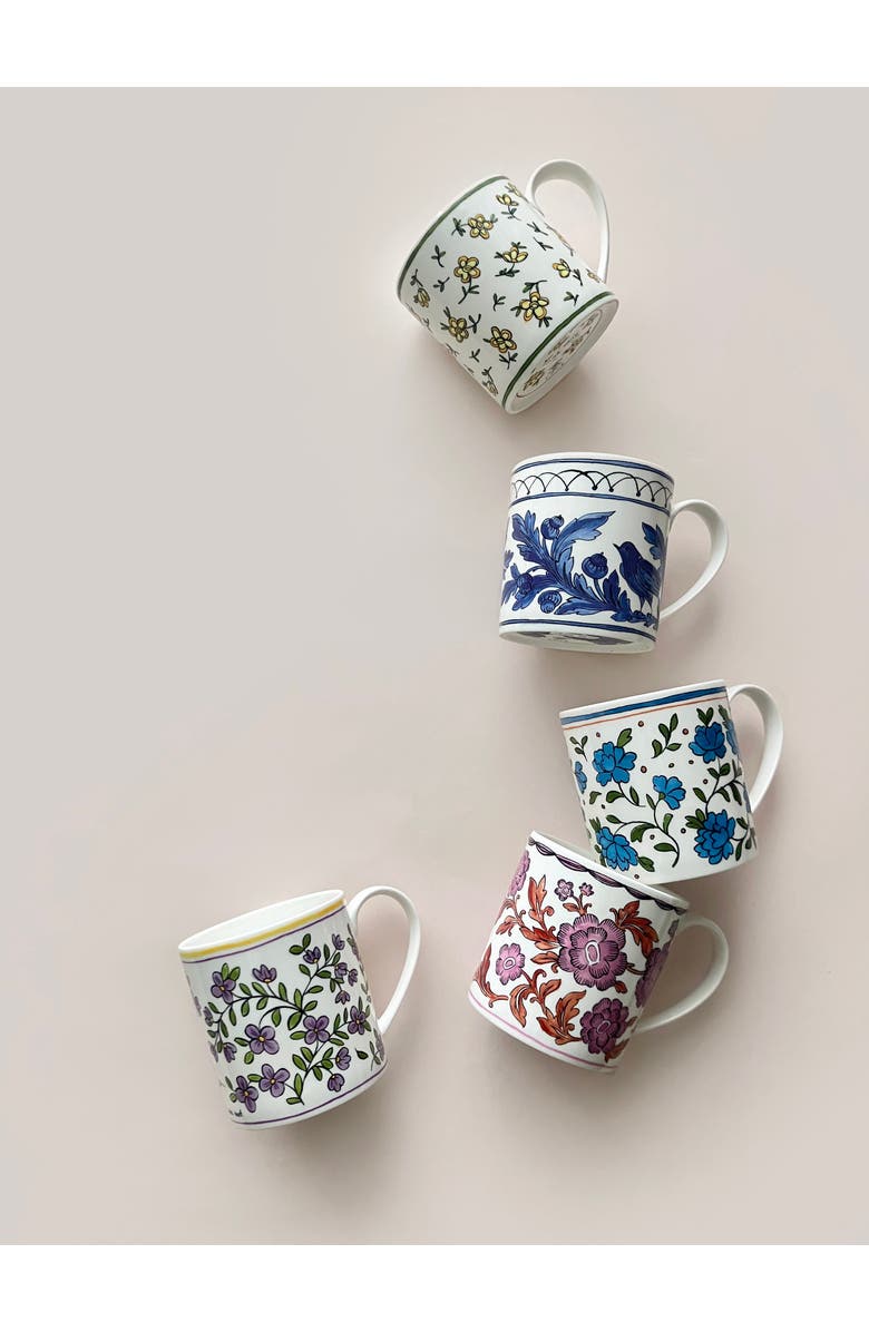 Twig New York Heritage Bachelor Button Blooming Mug, Alternate, color, Multi