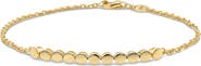 DEVATA Round Link Chain Bracelet in 14K Gold