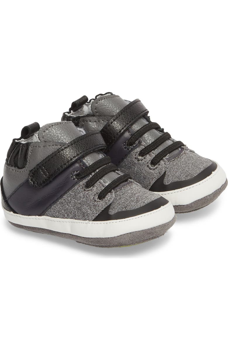 Robeez<sup>®</sup> Zachary High Top Crib Sneaker, Main, color,