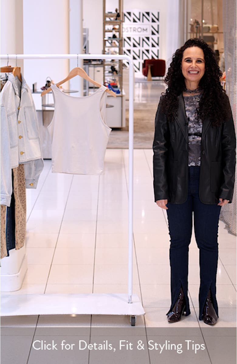 Drape Back Sleeveless Top, sales video thumbnail